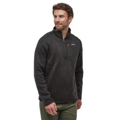 Patagonia 2023 Men's Better Sweater 1/4 Zip -rei shop 111380 black 3 22740.1655754151