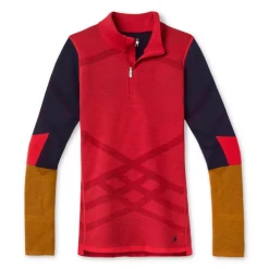 Smartwool Corporation 2022 W's Intraknit Merino 200 Colorblock 1/4 Zip