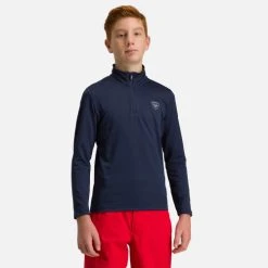 Rossignol 2022 Boy's Warm Stretch 1/2 Zip -rei shop 117314 3 16244.1638966181