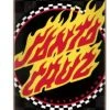 NHS Santa Cruz Flame Dot Skateboard Deck