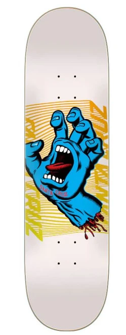 NHS Santa Cruz Split Hand Skateboard Deck 1 NHS Santa Cruz Split Hand Skateboard Deck