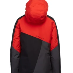 Spyder Active Sports Inc. 2023 Boy's Ambush Jacket -rei shop Ambush Black2 15123.1675976738