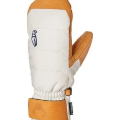 Crab Grab 2023 Snuggler Women's Mitt -rei shop Crab Grab FA22 Mittens Snuggler Womens Mitten Cream and Tan BOH 99717.1661459680