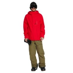 Volcom 2023 Men's DUA Insulated Gore Jacket -rei shop G0452303 RED 22 43192.1658768163