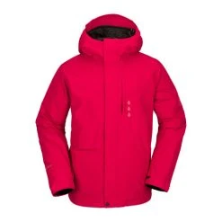 Volcom 2023 Men's DUA Insulated Gore Jacket -rei shop G0452303 RED F 55750.1658757515