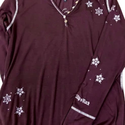 Alp N Rock 2019 Women's Frosted RELAXED Fit Henley Shirt