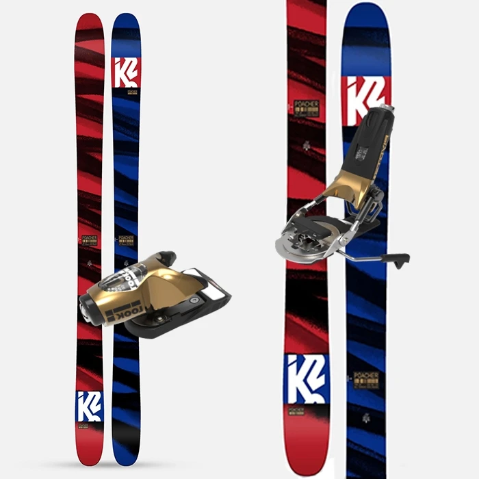 K2 RWB Stash Poacher W/Look Pivot 15 Bindings - 2022 1 K2 RWB Stash Poacher W/Look Pivot 15 Bindings - 2022