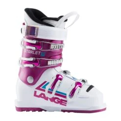Lange 2024 Starlet 60 Junior's Ski Boot - White/StarPink