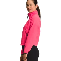 The North Face 2023 Women's TKA Attitude ¼ Zip Fleece -rei shop NF0A5J6H 397 model34 91101.1657725177