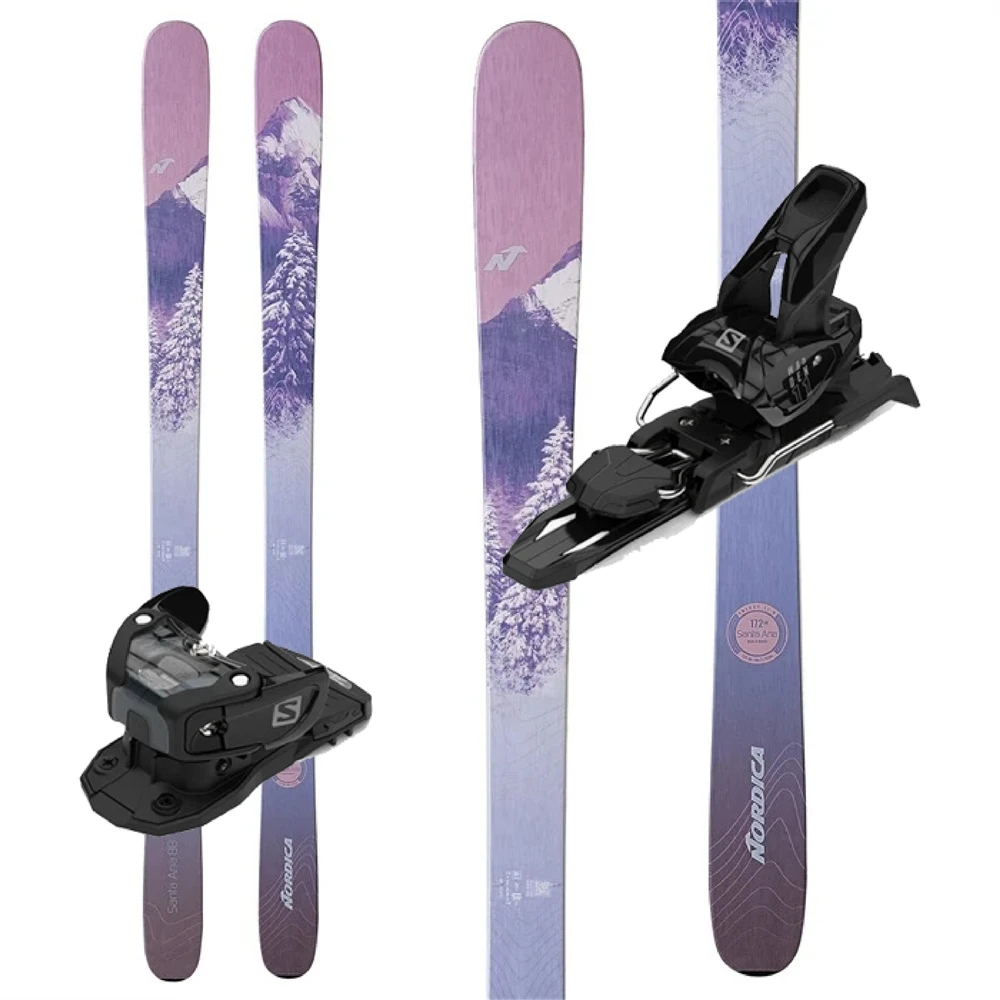 Nordica Santa Ana 88 Skis W/ Warden 11 MN Bindings - 2023 1 Nordica Santa Ana 88 Skis W/ Warden 11 MN Bindings - 2023