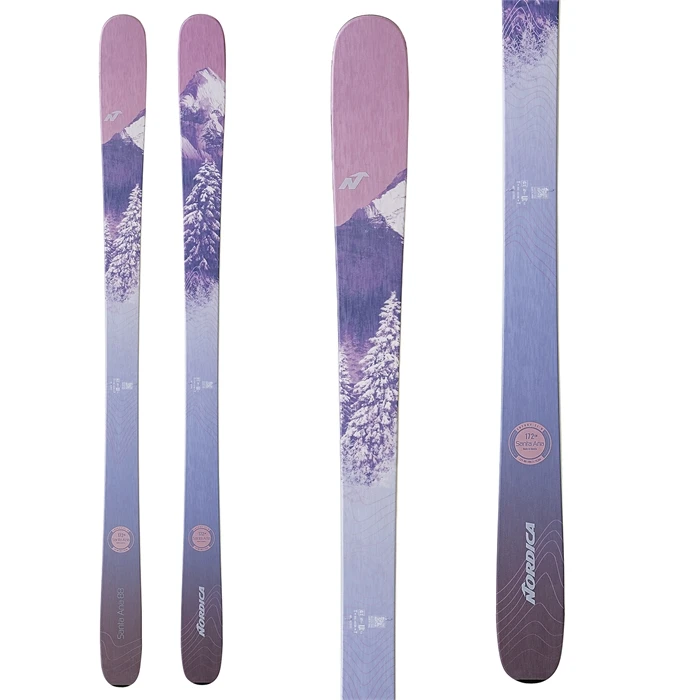 Nordica Santa Ana 88 Skis W/ Warden 11 MN Bindings - 2023 2 Nordica Santa Ana 88 Skis W/ Warden 11 MN Bindings - 2023 - Image 2