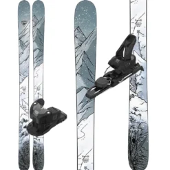 Rossignol Black Ops 92 Skis W/ Salomon Warden 11 Bindings - 2023