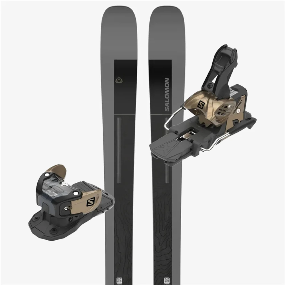 Salomon Stance 96 Skis W/ Salomon Warden 13 MNC Otter Bindings - 2023 1 Salomon Stance 96 Skis W/ Salomon Warden 13 MNC Otter Bindings - 2023
