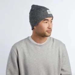 Coal Headwear 2023 The Uniform Tall Beanie -rei shop Uniform Black Marl 43746.1657803528