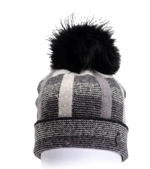 HARRICANA HATS 2023 Beki Plaid Beanie 1 HARRICANA HATS 2023 Beki Plaid Beanie