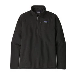 Patagonia 2023 Men's Better Sweater 1/4 Zip -rei shop black 98798.1654949904
