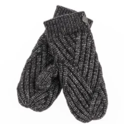 HARRICANA HATS 2023 Chevron Mitt -rei shop black mitt 40384.1658163219