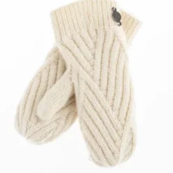 HARRICANA HATS 2023 Chevron Mitt -rei shop cream mitt 67911.1658163219