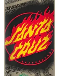 NHS Santa Cruz Dollar Skateboard Deck
