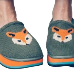 ZHENZEE W Knit Kicks - Foxy Me Grey Size Small