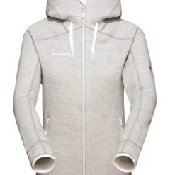 Mammut 2023 Women's Arctic Midlayer Hooded Jacket -rei shop melange 96217.1659623135