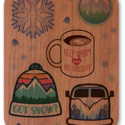 Winter Mini Wood Sticker Pack