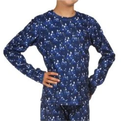 Hot Chillys Y Pepper Fleece Print Crew